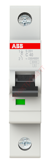 Автоматический выключатель S201 40А ABB 1-полюсный автомат