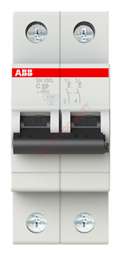 Автоматический выключатель ABB 2-полюсный SH202L C6