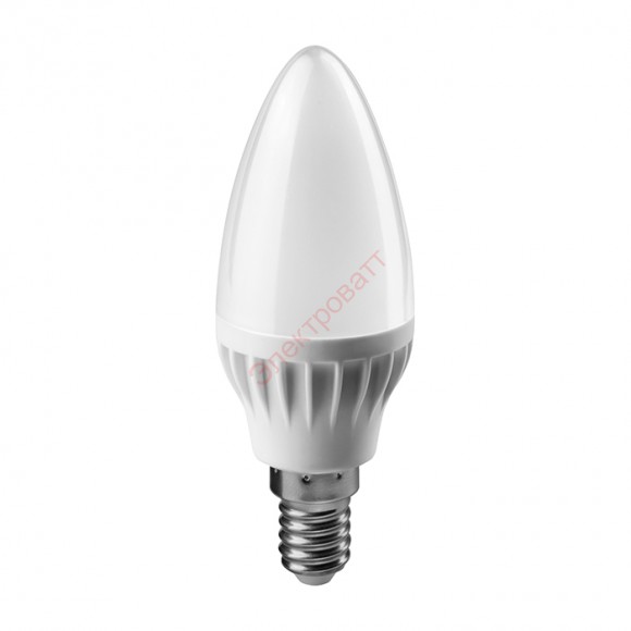 Лампа светодиодная свеча OLL C37 6W 230V 2700К E14 FR ОНЛАЙТ