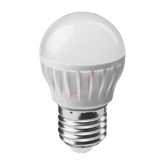 Лампа светодиодная шарик OLL G45 6W 230V 2700К E27 ОНЛАЙТ