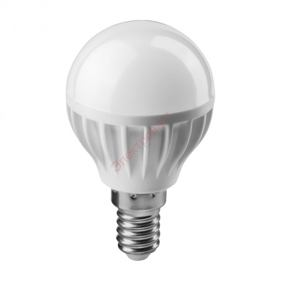 Лампа светодиодная шарик OLL G45 6W 230V 4000К E14 ОНЛАЙТ