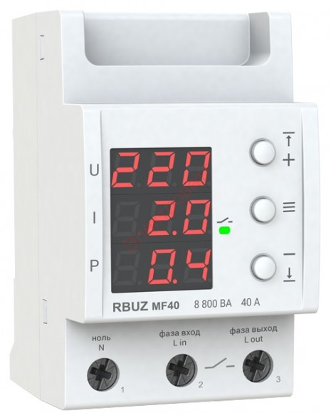 Реле RBUZ MF40 40А 220В многофункциональное напряжения и тока 4820120221422