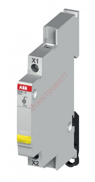 ABB Лампа индикации ABB E219-E жёлтая 115-250В AC переменного тока 0,5 модуля