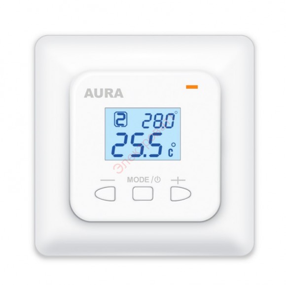Терморегулятор AURA LTC 440 белый на два помещения