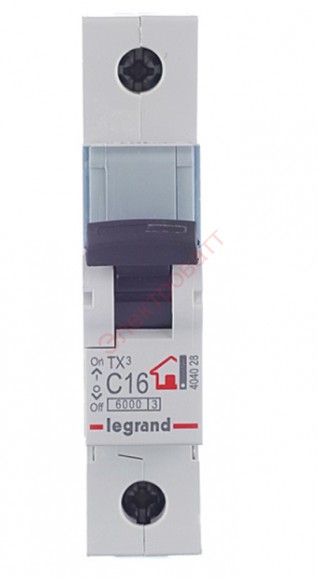 Автомат TX3 C16A 1П 6kA автоматический выключатель 404028 Legrand 