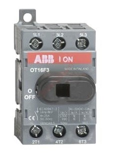 ABB Рубильник ОТ16F3 3х-полюсный на Din-рейку или монтажную плату