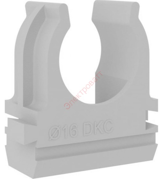 Клипса-крепёж d16мм держатель с защелкой для труб DKC  100 шт 51016 